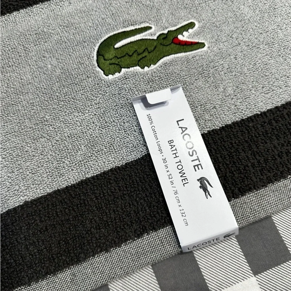 Lacoste Bath Towel 100% Cotton 30